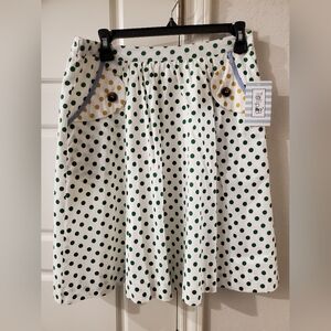 Tulip B Retro Polka Dot Skirt